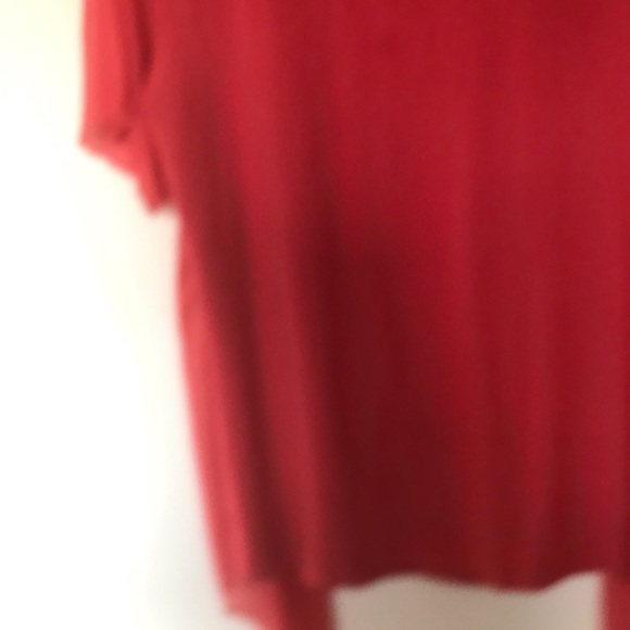 Woman’s used orange blouse extra large. - Picture 2 of 2